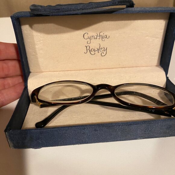 Cynthia Rowley Vintage‎ Eyeglasses with Case – Navy Blue Retro Look main image 7